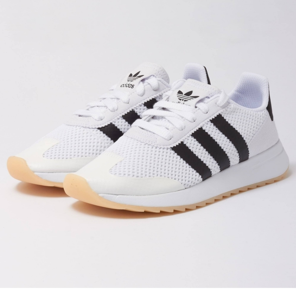 ISO Black & White Womens Adidas FLB Sneakers